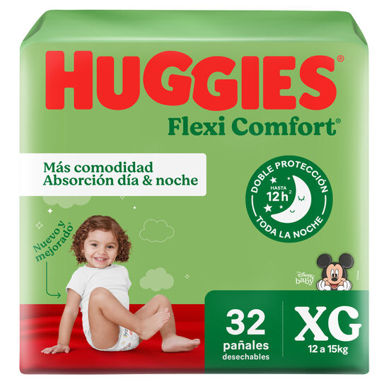PAÑAL HUGGIES FLEXI COMFORT XG x 52